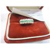 Image 2 : 925 STERLING LADIES RING SET W/ DIAMONDS AND EMERALDS