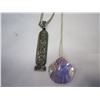 Image 2 : TWO 925 SILVER CHAINS WITH PENDANTS