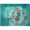 Image 2 : 925 SILVER BRACELET WITH PINK STONES AND OTHER 925 SILVER BRACELET