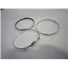 Image 2 : THREE STERLING BANGLES