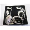 Image 2 : THREE PAIR OF STERLING EARRINGS