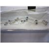 Image 2 : LADIES STERLING AND TOPAZ 3PC SET NECKLACE, BRACLET, AND EARRINGS