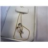 Image 1 : LADIES 10KT GOLD NECKLACE W/ 10KT 2 TONE WHITE AND YELLOW GOLD HEART PEDNANT