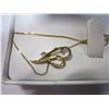 Image 3 : LADIES 10KT GOLD NECKLACE W/ 10KT 2 TONE WHITE AND YELLOW GOLD HEART PEDNANT