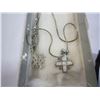 Image 1 : LOT OF TWO 925 SILVER CHAINS