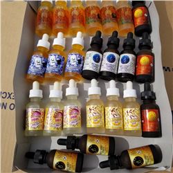 24 BOTTLES OF 30ML E VAPE JUICE