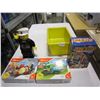 Image 1 : POKEMON LEGO FIGURES, SMALL SLOT MACHINE, AND LEGO CLOCK