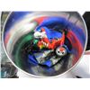 Image 3 : SPIDERMAN SUITCASE, WASTE BIN, AND TOYS