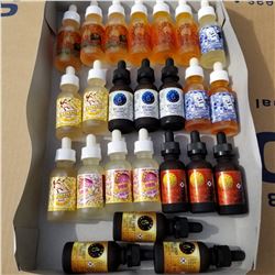 24 BOTTLES OF 30ML E VAPE JUICE