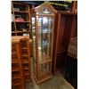 Image 1 : CURIO CABINET WITH GLASS SHELVES