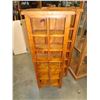 Image 2 : PAIR OF RUSTIC LOOK CUBICAL SHELVES