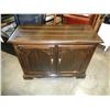 Image 1 : WOOD 2 DOOR CABINET