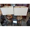 Image 1 : 2 METALLIC TABLE LAMPS