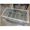 Image 3 : RATTAN GLASSTOP COFFEE TABLE