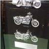 Image 4 : HARLEY DAVIDSON MOTORCYCLE SHADOW BOX