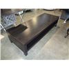 Image 2 : LONG BROWN 2-TIER COFFEE TABLE