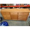 Image 1 : OAK 7 DRAWER DRESSER