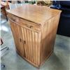 Image 1 : 2 DOOR WOOD BAR CABINET