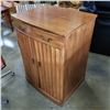 Image 2 : 2 DOOR WOOD BAR CABINET