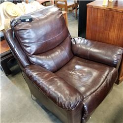 BROWN RECLINER POWER CHAIR