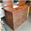 Image 1 : LEATHER AND WOOD BAR UNIT