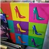Image 3 : 2 CANVAS PRINTS - HIGH HEELS AND PALM TREES