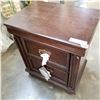 Image 1 : ASHLEY FLOOR MODEL 2 DRAWER NIGHTSTAND RETAIL $249