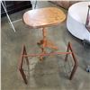 Image 1 : TEAK WINE RACK AND TILTING TABLE