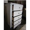 Image 3 : ASHLEY FLOOR MODEL WHITE 5 DRAWER HIGHBOY DRESSER