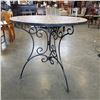 Image 3 : METAL MOSAIC TOP TABLE