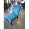 Image 2 : ASHLEY FLOOR MODEL TEAL ACCENT CHAIR, RETAIL $249