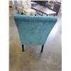 Image 3 : ASHLEY FLOOR MODEL TEAL ACCENT CHAIR, RETAIL $249