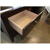 Image 3 : PAIR OF ASHLEY DARK FINISH 2 DRAWER ENDTABLES, RETAIL $299 EACH