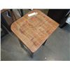 Image 3 : ASHLEY FLOOR MODEL BARSTOOL WITH RECLAIMED WOOD TOP, RETAIL $199