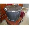 Image 1 : PAINTED ROUND ROSEWOOD 1 DOOR ENDTABLE