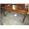 Image 1 : ASHLEY FLOOR MODEL DARK FINISH DESK, RETAIL $724