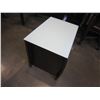 Image 4 : ASHLEY FLOOR MODEL 2 DRAWER NIGHTSTAND WITH GLASS TOP, RETAIL $219