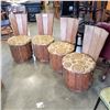 Image 1 : 4 MID CENTURY BARRELL SEATS