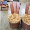 Image 3 : 4 MID CENTURY BARRELL SEATS