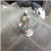 Image 2 : SEA HORSE GLASS TOP END TABLE