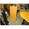 Image 2 : MODERN OVAL MAPLE TABLE W/ LEAF AND 6 CHAIRS