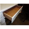 Image 3 : WHITE STUDENTS DESK W/ HUTCH TOP