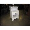 Image 3 : WHITE 1 DRAWER NIGHTSTAND