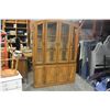 Image 1 : OAK CHINA CABINET