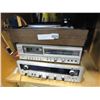 Image 1 : DUAL 1211 TURNTABLE, TOSHIBA RECEIVER, AND REALISTIC CASSETTE TAPE DECK