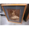 Image 1 : AQUATIC ON CARDBOARD PORTRAIT OF A WOMAN HUGH HARRIS 1901