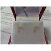 Image 2 : 14KT YELLOW GOLD DIAMOND STUD EARRINGS - .19CTS OF DIAMONDS W/ APPRAISAL $700