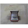 Image 1 : STERLING SILVER 6 x 4MM GENUINE TANZANITE RING SIZE 7 - RETAIL $300