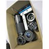 Image 2 : SMALL LOT OF CAMERA LENSES AND CAMERAS