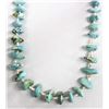 Image 1 : Navajo Bisbee Turquoise Nugget Necklace